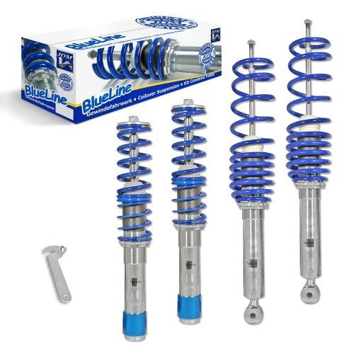 Combiné fileté BlueLine approprié pour BMW E39 berline 520i/ 523i/ 525i/ 528i/ 530i/ 520D/ 525D/ TD/ TDS/ 530D, 1995-2003