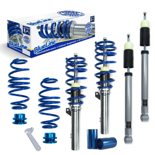 BlueLine Coilover Kit suitable for Skoda Octavia Limo and station wagon (5E) 1.2 TSI, 1.4 TSI year 2012-, only fit for vehicles with rear beam axle
