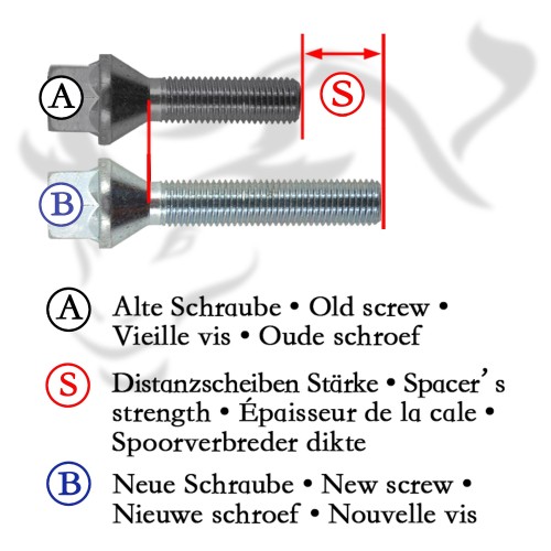 Produktbild von 40mm Spurverbreiterung 20mm Pro Seite 5x120 Mit ABE Für