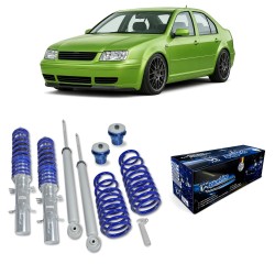 Kit Combiné Fileté BlueLine approprié pour VW Golf 4 (1J1) 1997-2003, Variant (1J5) 1999-2006 et Bora (1J2) 1998-2005