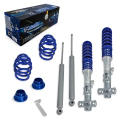 BlueLine Coilover Kit suitable for BMW 3 series E36, 4 and 6 cylinder, Sedan (1990-1998), Touring (1995-1999), Cabrio (1994-1999) & Coupé (1992-1999)