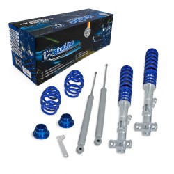 BlueLine Coilover Kit suitable for BMW 3 series E36, 4 and 6 cylinder, Sedan (1990-1998), Touring (1995-1999), Cabrio (1994-1999) & Coupé (1992-1999)