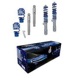 Kit Combiné Fileté BlueLine approprié pour Opel Astra G CC (T98) 1998-2004, Berline (T98/NB) 1998-2004, Caravan (T98/Kombi) 1998-2004, Coupé (T98C) 2000-2004, Cabriolet (T98C) 2001-2005