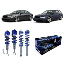 BlueLine Gewindefahrwerk passend für Audi A4 (B5) Baujahr 04.1994 - 12.2000, auch Avant-Modelle Baujahr 02.1995 - 06.2001, außer Fahrzeuge mit Allradantrieb