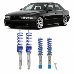 BlueLine Gewindefahrwerk passend für BMW E39 520i, 523i, 525i, 528i, 530i, 520D, 525D, TD, TDS und 530D, Baujahr 1995-2003, außer Touring-Modelle