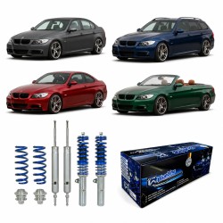 BlueLine Gewindefahrwerk passend für BMW 3er (E90, E91, E92, E93) Baujahr 2005-2013, außer X-Drive- und M3-Modelle