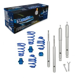 BlueLine Coilover Kit suitable for BMW 3 Series (E30) sedan/coupé 316, 316i, 318i, 320i, 323i, 325i and 324D/TD year 11.1982-1.1991