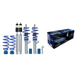 Kit Combiné Fileté Blueline approprié pour VW Golf 5 Plus (1KP) 2004-2014 & Golf 5 Variant (1K5) 2007–2009 1.4, 1.4 FSI, 1.4 TSI, 1.6, 1.6 FSI, 2.0 FSI, 2.0 SDI, 1.9 TDI