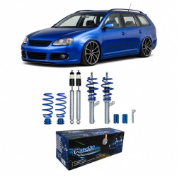BlueLine Coilover Kit suitable for VW Golf 5 Plus and Variant 1.9TDi / DSG, 2.0TDi / DSG