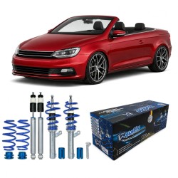 BlueLine Coilover Kit suitable for VW Eos 1.9TDi / DSG, 2.0TDi / DSG, 3.2