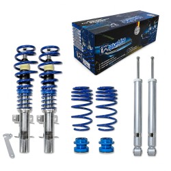 BlueLine Coilover Kit suitable for VW Polo 9N, 9N2, 9N3 and Fox 5Z 1.2, 1.4, 1.6, 1.8T, 1.4 TDi, 1.9SDi, 1.9TDi year 04.2002-2009