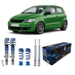 BlueLine Coilover Kit suitable for VW Polo 9N, 9N2, 9N3 and Fox 5Z 1.2, 1.4, 1.6, 1.8T, 1.4 TDi, 1.9SDi, 1.9TDi year 04.2002-2009