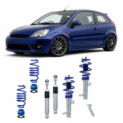 Blueline Coilover Kit suitable for Ford Fiesta JH and JD 1.25, 1.3, 1.4, 1.6, 1.4TDCi, 1.6TDCi, year 11.2001 - 2008 and Ford Fiesta ST 2.0 year 11.2004 - 2008