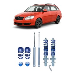 Blueline Coilover Kit suitable for Skoda Fabia 5J incl. station wagon  1.2 TSI / TDI 1.4, 1.4 TDI, 1.6, 1.6 TDI, 1.9TDI, 2.0TDI year 2007 - 2014