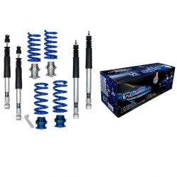 BlueLine Coilover Kit suitable for Mercedes C-Klasse (W202) all models incl. T-Models, year 1993-2000, CLK (W208) all models incl. Cabrio year 1997-2002, E-Klasse (W210) all models incl. T-Models year 1995 - 2002