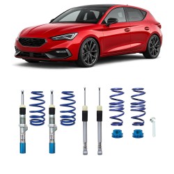 BlueLine Coilover Kit suitable for Seat Leon IV (KL) 1.5 TSI/ 1.6 TDI/ 2.0 TDI, 2020-,only fits for vehicles with rear beam axle
