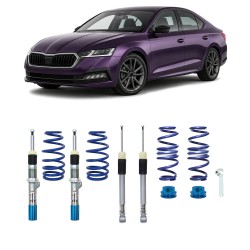 Kit Combiné Fileté BlueLine approprié pour Skoda Octavia IV Berline 2019+ 8 (à barre de torsion)