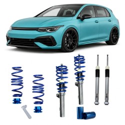 BlueLine Gewindefahrwerk passend für Golf 8 (CD) HA Mehrlenker Multilink passend für VW Golf 8 (CD) 1.0 TSI/ 1.2 TSI/ 1.5 TSI/ 1.5 TGI/ 2.0 TDI, 2019-, (Achslast VA 1035 kg) nur passend bei HA Mehrlenker (Multilink), Gewinde/ Feder